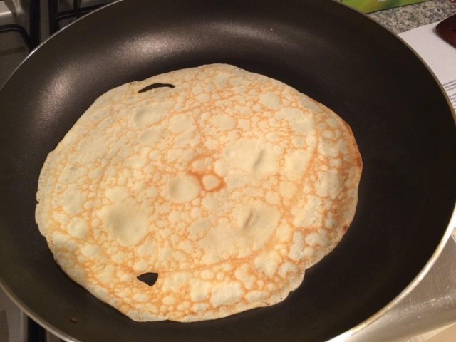 The perfect pancake. Flipped by yours truly!